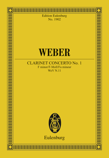 Clarinet Concerto No. 1 F minor