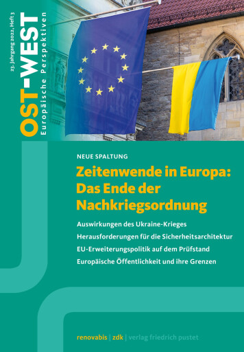 Portada del libro «Zeitenwende in Europa: Das Ende der Nachkriegsordnung»