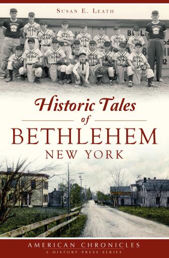 Portada del libro «Historic Tales of Bethlehem, New York», de Susan E. Leath