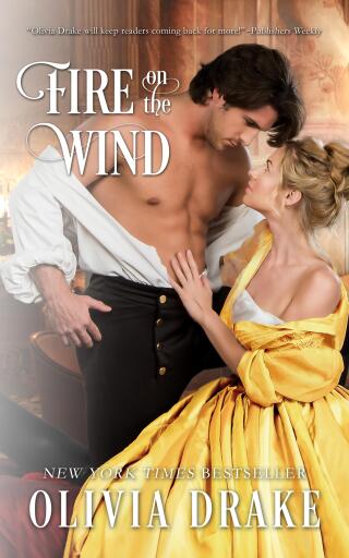 Portada del libro «Fire on the Wind», de Olivia Drake