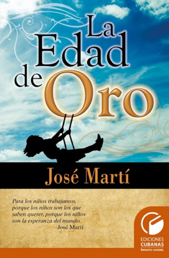 Portada del libro «La Edad de Oro», de José Martí Pérez