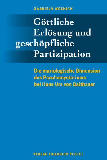 Portada del libro «Göttliche Erlösung und geschöpfliche Partizipation», de Gabriele Wozniak
