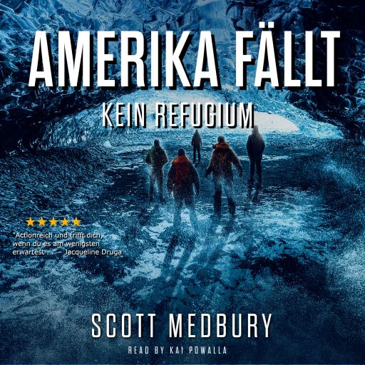 Portada del audiolibro «Kein Refugium», de Scott Medbury
