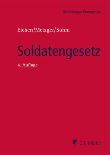 Portada del libro «Soldatengesetz», de Klaus Eichen, Philipp-Sebastian Metzger