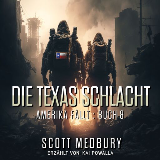 Portada del audiolibro «Die Texas Schlacht», de Scott Medbury