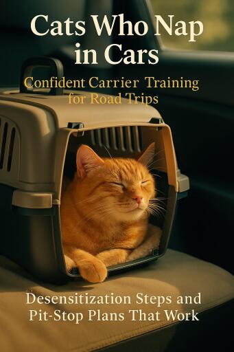 Cats Who Nap in Cars: Confident Carrier Training for Road Trips