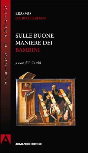 Portada del libro «Sulle buone maniere dei bambini», de Erasmo da Rotterdam