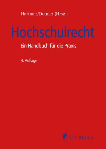 Portada del libro «Hochschulrecht»