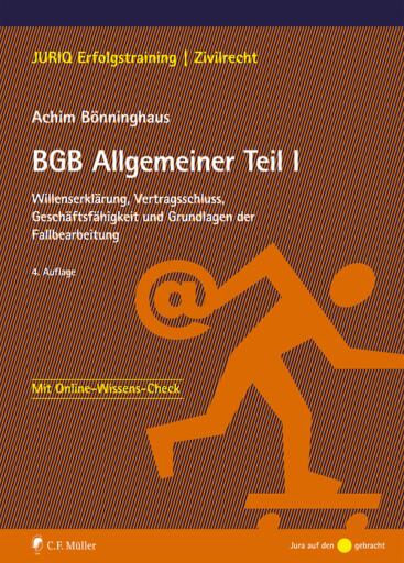 Portada del libro «BGB Allgemeiner Teil I», de Achim Bönninghaus