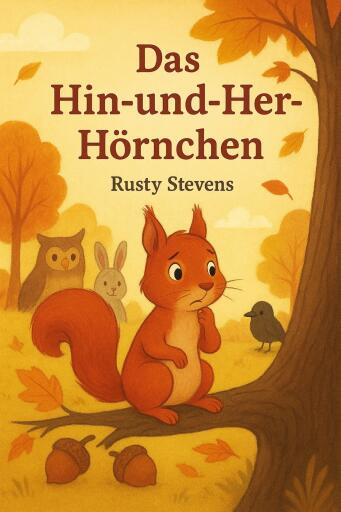 Portada del libro «Das Hin-und-Her-Hörnchen», de Steven Buchner