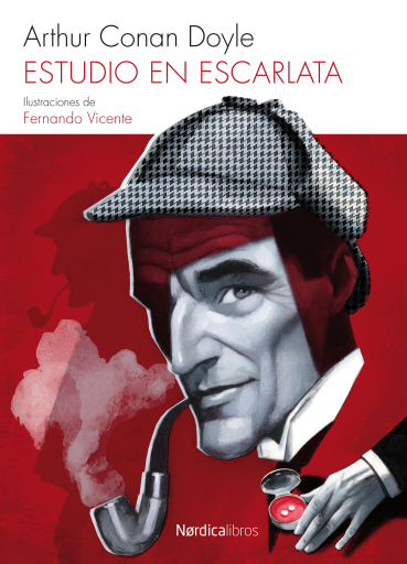 Portada del libro «Estudio en escarlata», de Arthur Conan Doyle