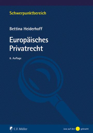 Portada del libro «Europäisches Privatrecht», de Bettina Heiderhoff