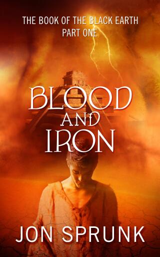 Portada del libro «Blood and Iron», de Jon Sprunk