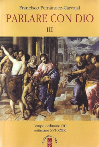 Portada del libro «Parlare con Dio III», de Francisco Fernández Carvajal