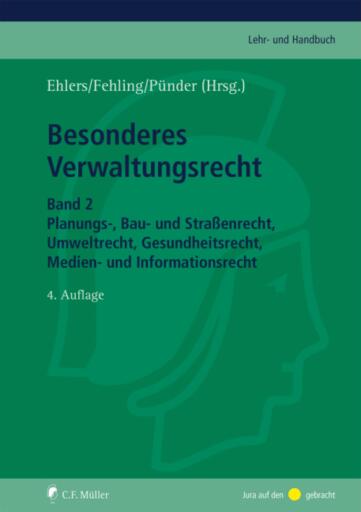 Portada del libro «Besonderes Verwaltungsrecht»