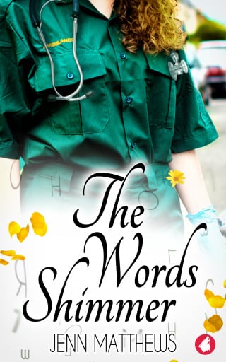 Portada del libro «The Words Shimmer», de Jenn Matthews