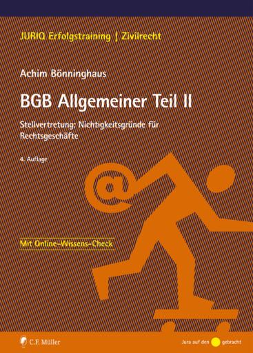 Portada del libro «BGB Allgemeiner Teil II», de Achim Bönninghaus