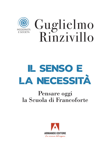 Portada del libro «Il senso e la necessità», de Guglielmo Rinzivillo