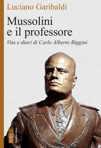 Portada del libro «Mussolini e il professore»