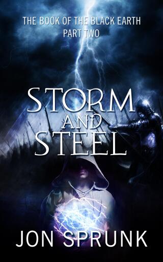 Portada del libro «Storm and Steel», de Jon Sprunk