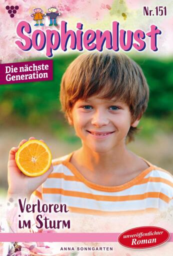 Portada del libro «Verloren im Sturm», de Anna Sonngarten