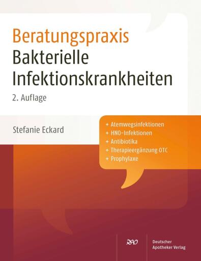Portada del libro «Bakterielle Infektionskrankheiten», de Stefanie Eckard