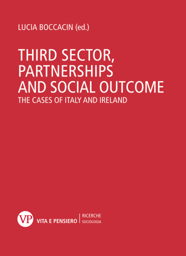 Portada del libro «Third sector, partnerships and social outcome. The cases of Italy and Ireland»