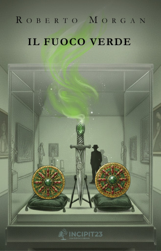Portada del libro «Il fuoco verde», de Roberto Morgan