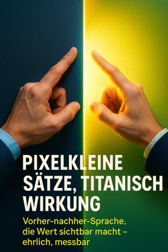 Pixelkleine Sätze, titanische Wirkung