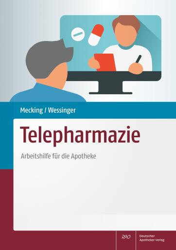 Portada del libro «Telepharmazie», de Bettina Mecking, Sarah Wessinger