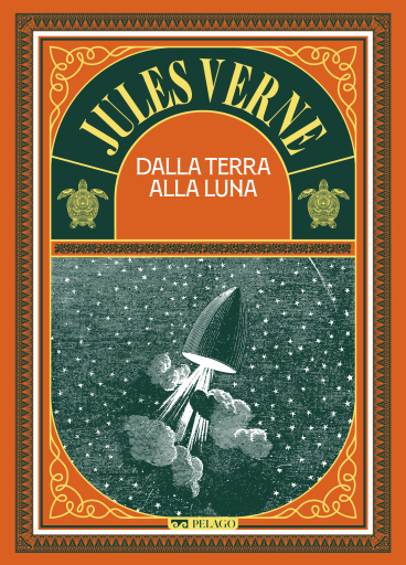 Portada del libro «Dalla Terra alla Luna»