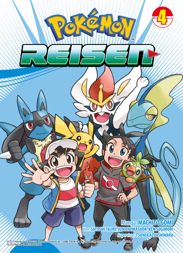 Portada del libro «Pokémon - Reisen, Band 4», de Machito Gomi