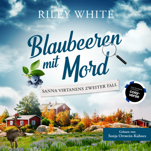 Portada del audiolibro «Blaubeeren mit Mord», de Riley White