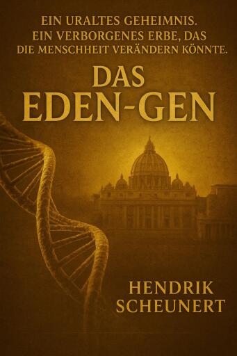 Portada del libro «Das Eden-Gen», de Hendrik Scheunert
