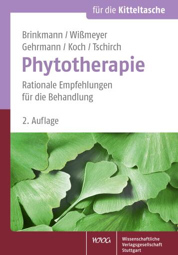 Portada del libro «Phytotherapie», de Helmut Brinkmann, Klaus Wißmeyer