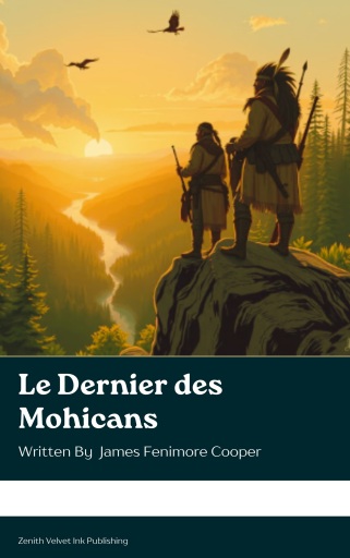 Portada del libro «Le dernier des Mohicans», de James Fenimore Cooper