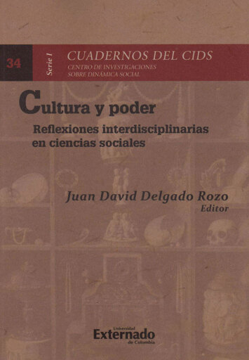 Portada del libro «Cultura y Poder», de Juan Delgado Rozo, Adriana Echavarría