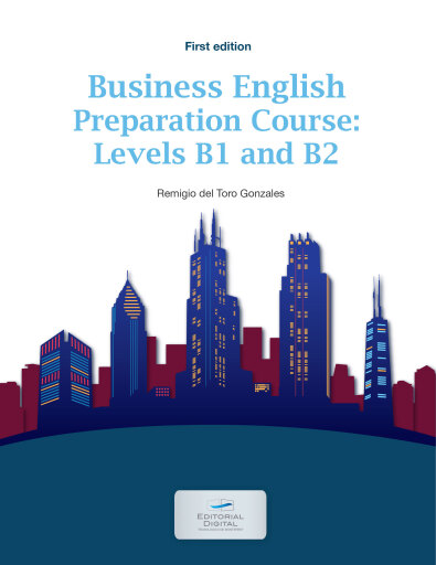 Portada del libro «Business English Preparation Course: Levels B1 and B2», de Remigio del Toro Gonzales