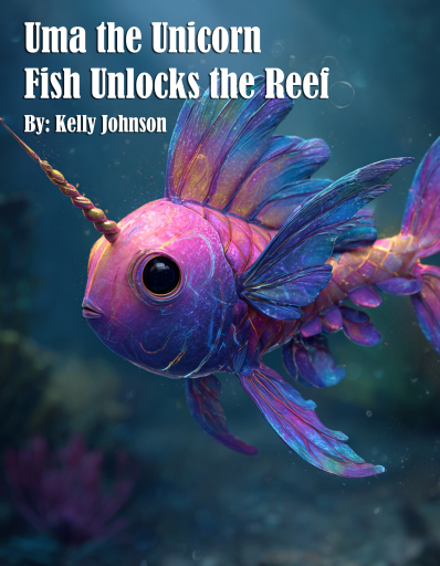 Portada del libro «Uma the Unicorn Fish Unlocks the Reef», de Kelly Johnson