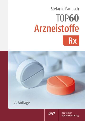 Portada del libro «TOP 60 Arzneistoffe Rx», de Stefanie Panusch