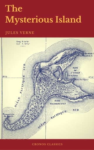 Portada del libro «The Mysterious Island (Cronos Classics)», de Jules Verne