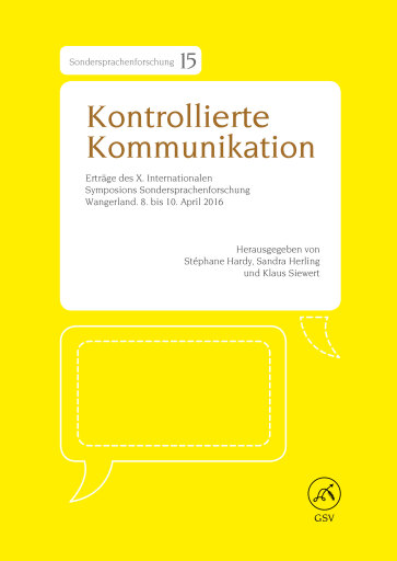 Portada del libro «Kontrollierte Kommunikation», de Klaus Siewert, Stéphane Hardy