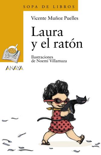 Portada del libro «Laura y el ratón», de Vicente Muñoz Puelles