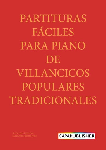 Partituras de Villancicos para Piano Fácil
