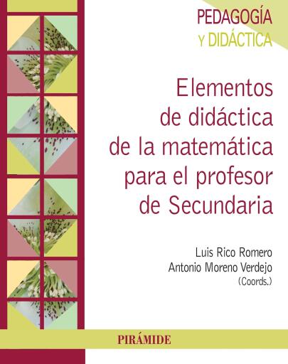 Elementos de didáctica de la matemática para el profesor de Secundaria