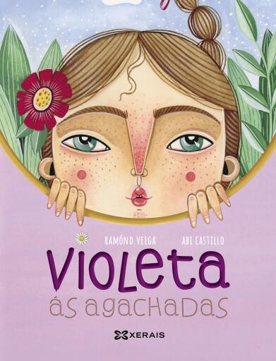 Portada del libro «Violeta ás agachadas», de Ramón D. Veiga