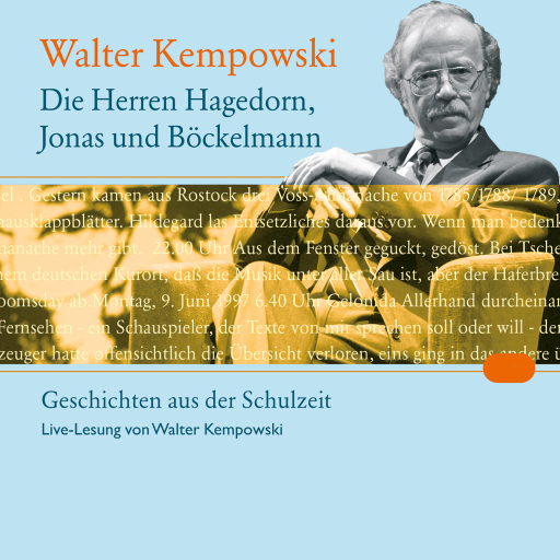 Portada del audiolibro «Die Herren Hagedorn, Jonas und Böckelmann», de Walter Kempowski