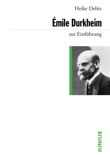 Portada del libro «Émile Durkheim zur Einführung», de Heike Delitz
