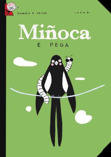 Portada del libro «Miñoca e pega», de Ramón D. Veiga
