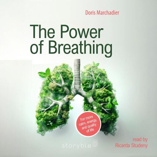 Portada del audiolibro «The Power of Breathing», de Doris Marchadier